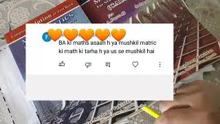 BA maths asan ha ya mushkil or kya matric k maths jasy ha? ba from karachi university | @ReenAisal