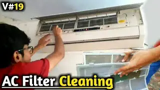 Ac ka filter saaf kr dia || Ac Cleaning Vlog || Anas Ameer (V#19)