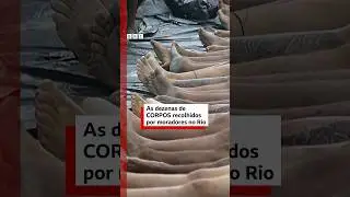 🚨 As dezenas de corpos que moradores do RJ resgataram