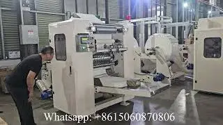 2 lines hand towel paper folding machine