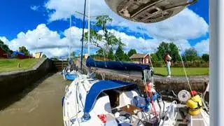 Experience G&ouml;ta Canal Locking in 360&deg;