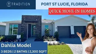 New Modern Quick Move-In Homes Tradition Port St Lucie Florida