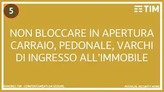COMPORTAMENTI CORRETTI IMMOBILI 2