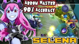 SELENA ARROW MASTER | NONSTOP GANK | TIMING & POSITION | GUIDE | ITEM BUILD | MLTIKTOK | MLBB