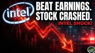 Intel Beat Earnings. The Stock Still Crashed 13%. Here&rsquo;s What the Market Really Saw.