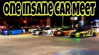 EPIC CAR MEET!!! LIFE WITH COREY BROUGHT ALL 3 WHIPS OUT!!! 2020 BEST CAR MEET!!!!