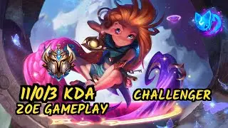S04 Abbedagge (ZOE) - 11/0/3 KDA CHALLENGER GAMEPLAY - EUW v9.7