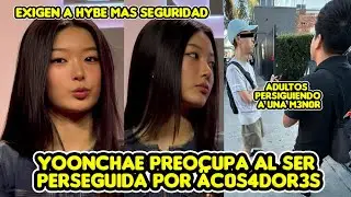 YOONCHAE DE KATSEYE ES PERSEGUIDA POR &Auml;C0S4DOR3S + LA 0BLIGAN A TOMARSE FOTO CON ELLOS