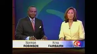 WDSU-TV News at 10 Promos and Intro - Norman Robinson, Kriss Fairbairn -  Aired 6/13/2008