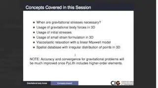 PyLith Tutorial - Gravitational Body Forces: Overview