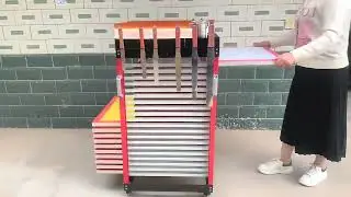 20 layers With Top Box Multi-Function Screen Printing Frame Rack/Cart