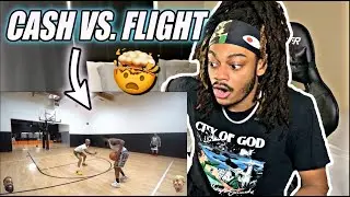 GAME OF THE YEAR! Cash vs Flight 1v1 Basketball! Shave Beard or Burn Shoes Wager! (Reaction)