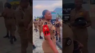 Ghana fire service #jama #fireservice  #girl  #ghanaarmedforces #security
