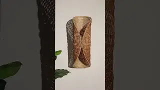 Ooas Wall Lamp Willow Wicker Lamps Handmade By Artisans