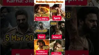 Prabhas Upcoming Movies? || #shorts #prabhas #salaar2 #spirit