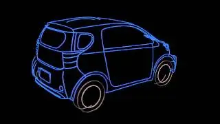 Scion iQ 3d Model Rotate Progress 06