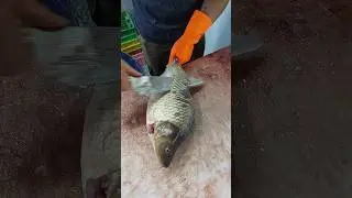 Viral Mastery: Carp Fish Cutting & Skin Removal in Seconds