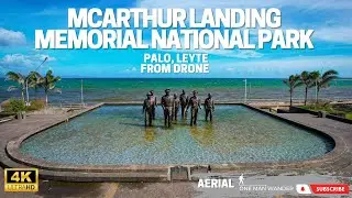 McARTHUR LANDING MEMORIAL PARK FROM DRONE (Aerial 4k HD) | One Man Wander