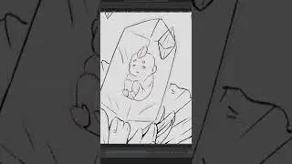 Processo da minha primeira anima&ccedil;&atilde;o🌼#wip #anima&ccedil;&atilde;o #desenho #arte