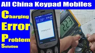 All China Keypad Mobiles Charging ic Error, Fake Charging Problem Solution QMobile E4 | Urdu Hindi