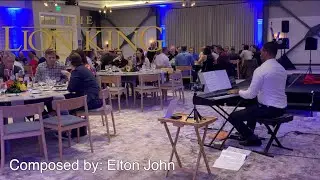 Can You Feel The Love Tonight from The Lion King on piano in public