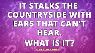 Solve this riddle and play our quiz