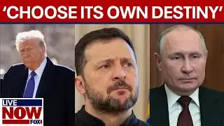 EU says Ukraine should be able to 'choose its own destiny' ahead of Trump's meeting with Putin