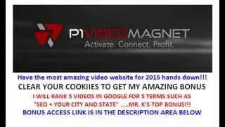 P1 Video Magnet Price | BEST 500 Bonus