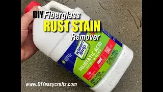 How to Remove Rust Stains from Fiberglass: Easy Muriatic Acid Method