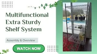 💪 2200 LBS?! Unreal Heavy-Duty Shelf!🔥 From Plants to Pool Gear &mdash; ONE Solution!