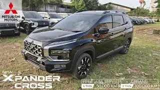 Обзор Mitsubishi New Xpander Cross Premium CVT 2025 года | Цвет кузова: Jet Black Mica