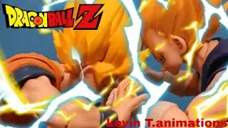 GOKU VS MAJIN VEGETA (DBZ STOP MOTION WHAT IF)