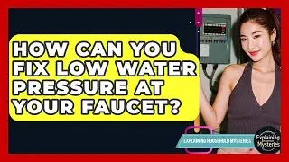 How Can You Fix Low Water Pressure At Your Faucet? - Explaining Household Mysteries