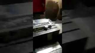 Milling operation using magnetic Chuck