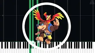 Gruntilda's Lair (Mad Monster Mansion) - Banjo-Kazooie - Easy Piano Tutorial