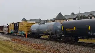 EJ&E 3023 CN in Burlington WI 12-28-25