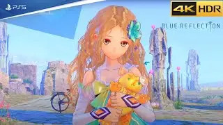 (PS5) - Blue Reflection - 10 minute gameplay | Ultra High Graphics [4K HDR 60fps]