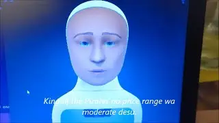 Furhat robot mixed Japanese and English in CityTalk (first demo)