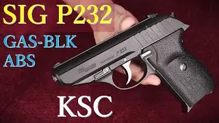 ’23再生産版 SIG P232 GAS-BLK ABS / KSC：重量・トリガープル・初速測定～ブルズアイターゲットへの試射結果紹介