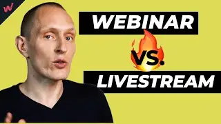 Webinars vs. Livestreaming vs. Online Meetings - What's the Difference?