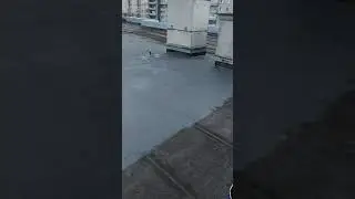 Новый бесшовный участок кровли. Применяли Жидкую Кровлю и кровельный сланец