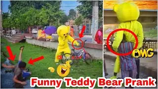 Teddy Bear Prank in road show | Teddy Bear Prank | Public Reaction😋😋😋| Funny Reaction | NPR Teddy
