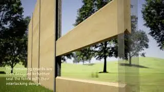 Birkdale Sound Shield Pro 45mm Timber Acoustic Fence