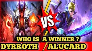 WHO IS THE REAL KING? Dyrroth vs Alucard 1v1 Battle!