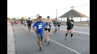 Did you run the City to Sea Half Marathon? See if we caught you by the Octagon Barn