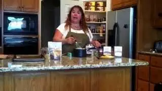 Denise Manning makes a Tastefully Simple Souper lunch