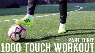 1000 Touch Workout Pt 3 | Improve Passing and First Touch Without Equipment
