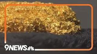 Historic gold nugget on display in Leadville