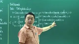 Phương trình lượng giác - Lớp 12 - Thầy Lê Bá Trần Phương - PEN-C - 2018