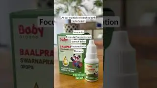 1 Million+ Moms Trust This! 👶 Best Ayurvedic Immunity Booster for Kids | Swarnaprashan Drops